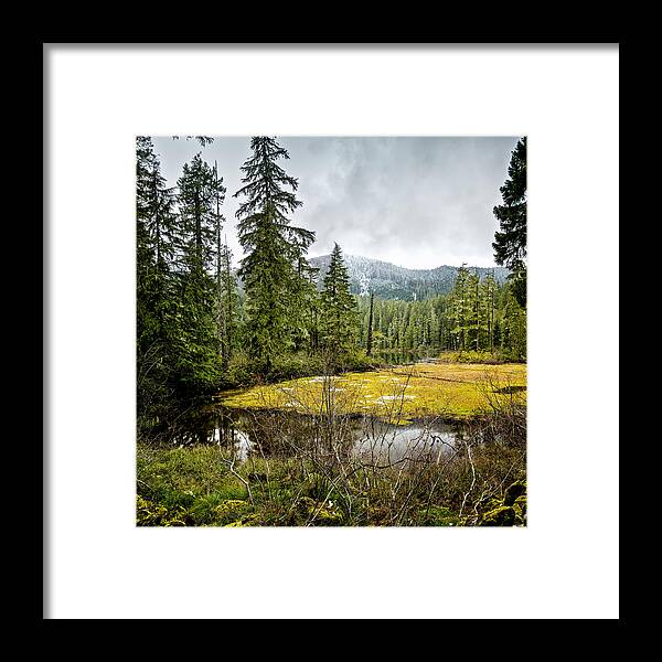 Hidden Lake Framed Print featuring the photograph No Man's Land by Belinda Greb