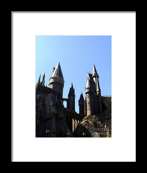 Hogwarts Framed Print featuring the photograph No Place Safer Than Hogwarts by Elizabeth Dow