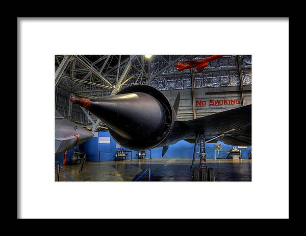 Lockheed Framed Print featuring the photograph No Smoking JP-7 by David Dufresne