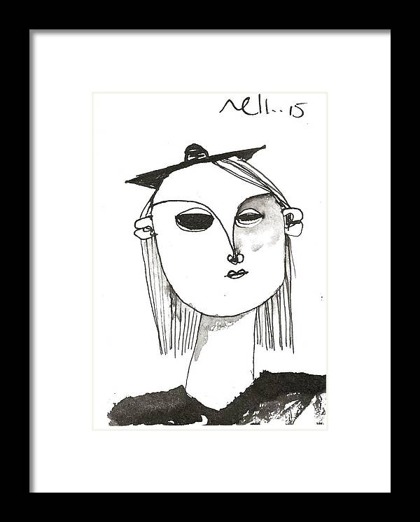 Figurative Framed Print featuring the drawing Noah by Mark M Mellon