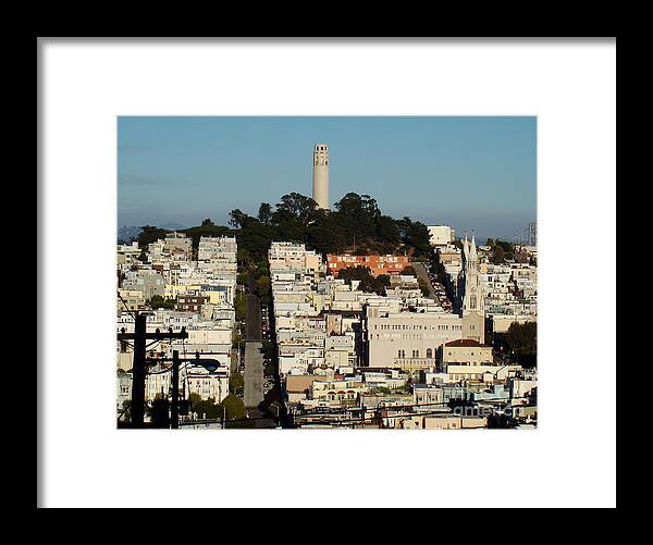 Landscape Framed Print featuring the photograph Nob Hill by Eva Kato