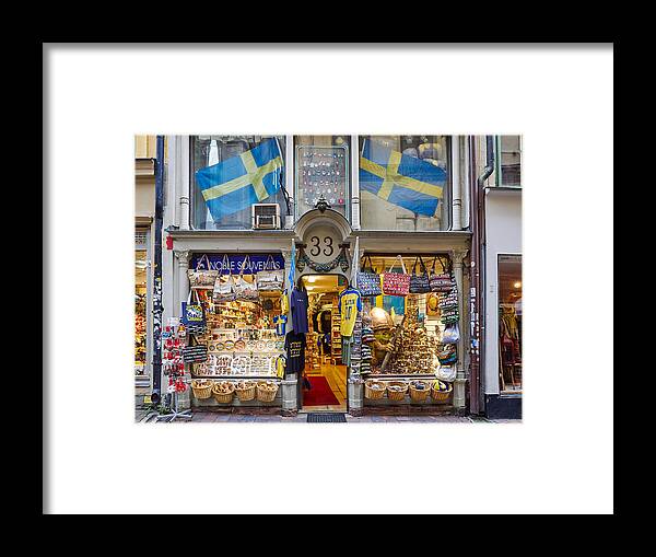 Lehto Framed Print featuring the photograph Noble Souvenirs. Stockholm 2014 by Jouko Lehto