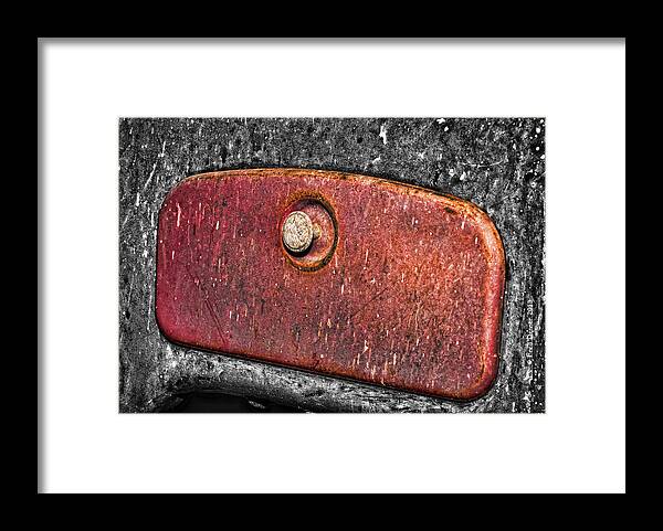Truck Framed Print featuring the photograph Nobody's Truck Glove Box by Fred Denner