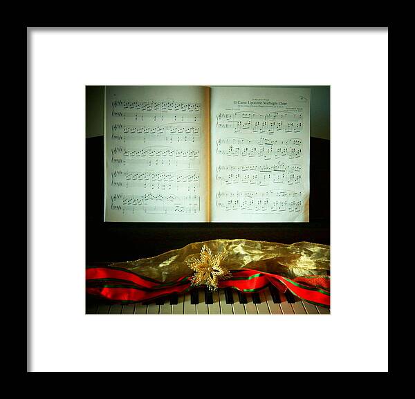 Music Framed Print featuring the photograph Noel by Joyce Kimble Smith