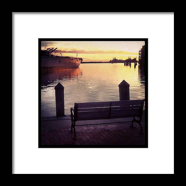  Framed Print featuring the photograph Norfolk, Va - Waterside by Trey Kendrick