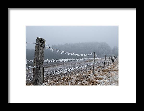 Ice Framed Print featuring the photograph North Carolina Ice by Ray Devlin