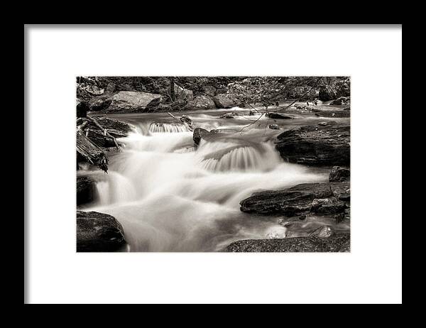 Waterfall Framed Print featuring the photograph North Georgia Mountains Creek by Greg and Chrystal Mimbs