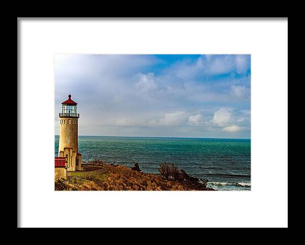 Lighthouse Framed Print featuring the photograph North Head Lighthouse by Cassius Johnson