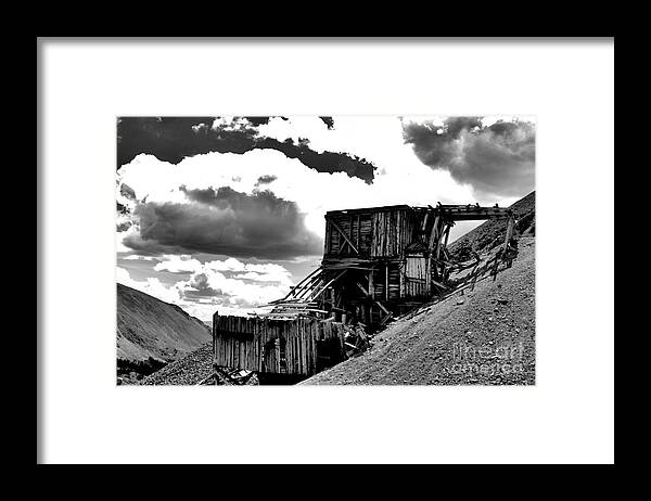 North London Mine Framed Print featuring the photograph North London Mine 1 by JD Smith