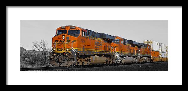 7092 Framed Print featuring the photograph Northern Arizona's Orange Lumbering Beast by Alan Marlowe