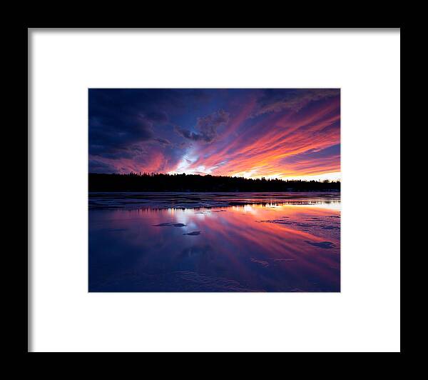 Maine Framed Print featuring the photograph Northern Reflections by Patrick Downey