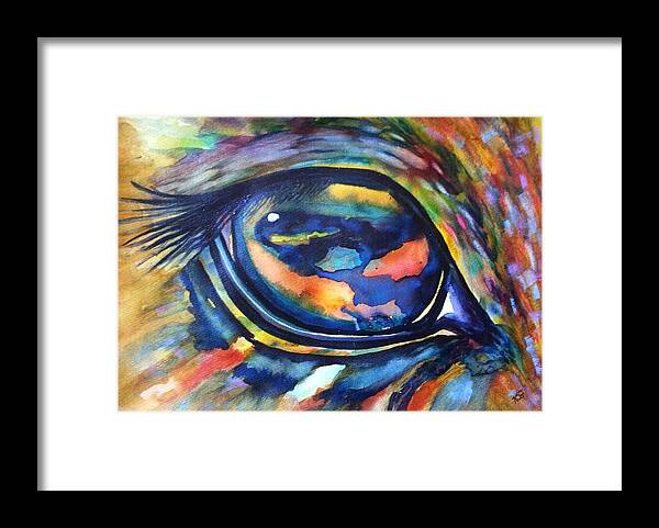 Ksg Framed Print featuring the painting Not For Slaughter by Kim Shuckhart Gunns