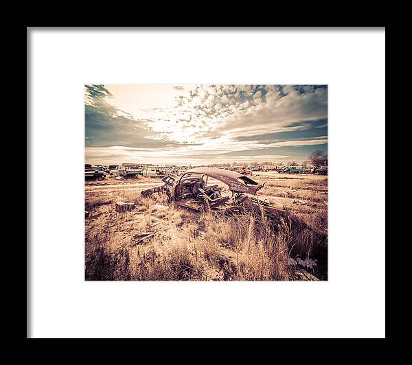 Junk Framed Print featuring the photograph Nothing left by Thomas Dilworth