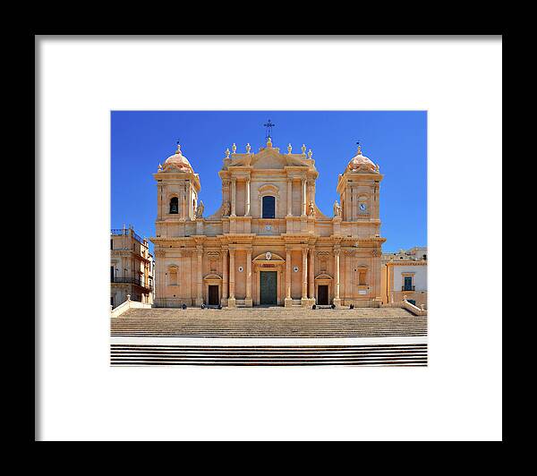 Tranquility Framed Print featuring the photograph Noto Cathedral by Karl Borg