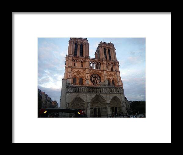 France Framed Print featuring the photograph Notre Dame de Paris by Rasma Raisters