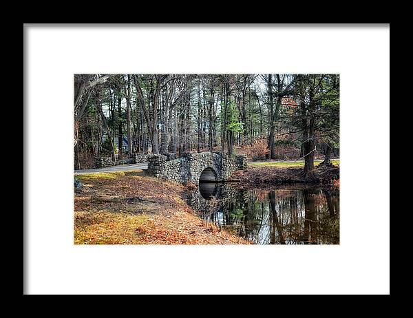 Bridge Framed Print featuring the photograph November Reflections by Tricia Marchlik