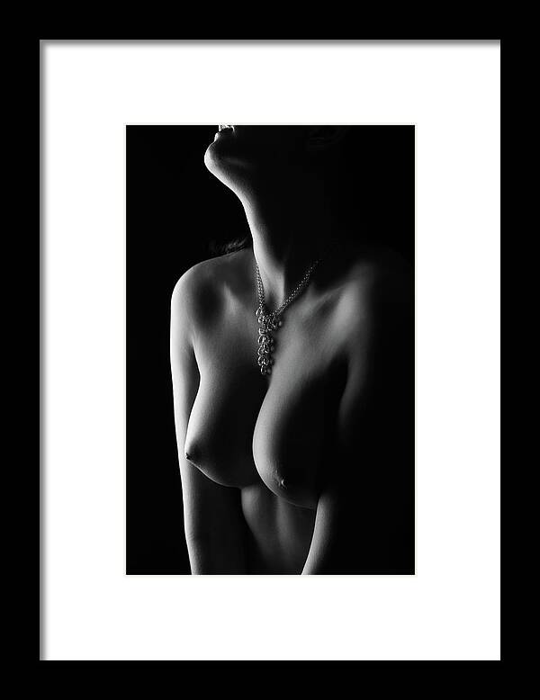 Nude Framed Print featuring the photograph Nude Curves by Jan Blasko