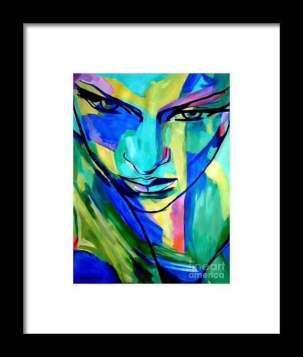 Art Framed Print featuring the painting Numinous emotions by Helena Wierzbicki