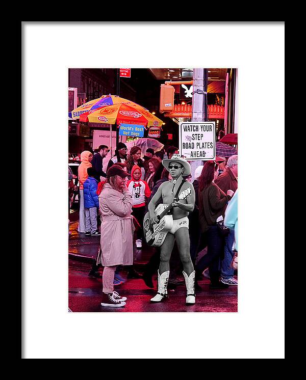 Nyc Framed Print featuring the photograph NYC - All the Lights of Broadway... by Richard Reeve