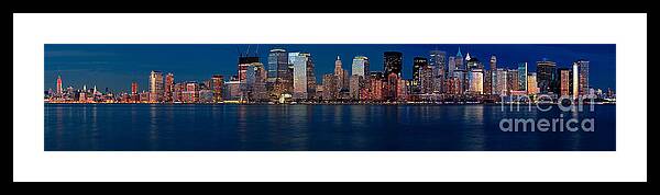 Architect Framed Print featuring the photograph NYC Pano by Jerry Fornarotto