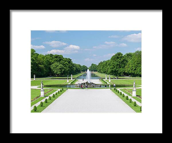 Agostino Barelli Framed Print featuring the photograph Nymphenburg Palace And Park In Munich by Martin Zwick