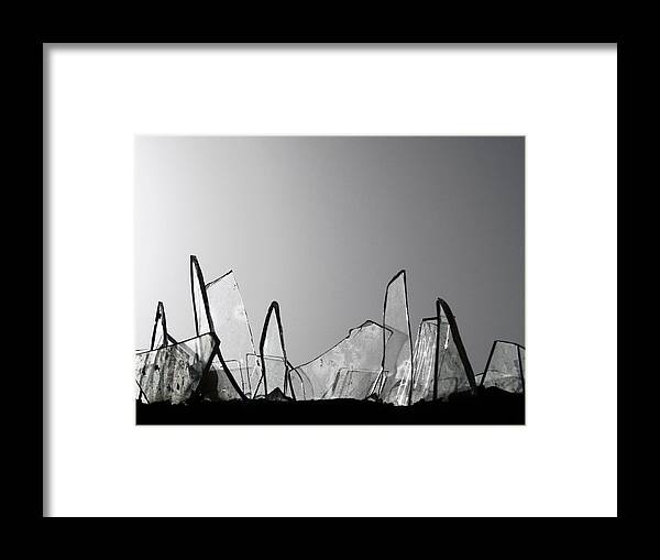 Minimalist Framed Print featuring the photograph Obstacles by Prakash Ghai