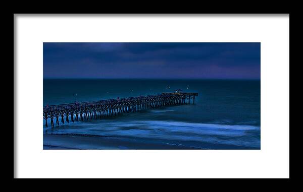 Beach Framed Print featuring the photograph Ocean Blue by Dave Bosse