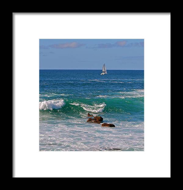 Hawaii Framed Print featuring the photograph Ocean Breeze by Kathleen Scanlan