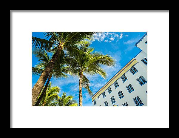 Architecture Framed Print featuring the photograph Ocean Drive by Raul Rodriguez