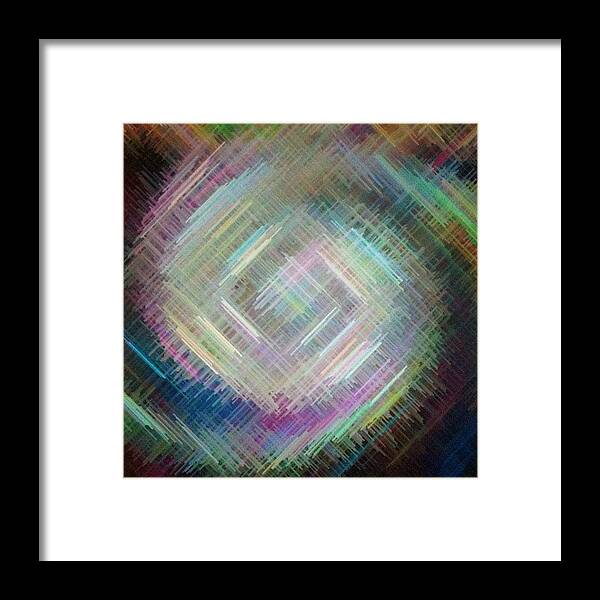 Abstractexpressionism Framed Print featuring the photograph Oceans Of Starlight by Stephen Lock