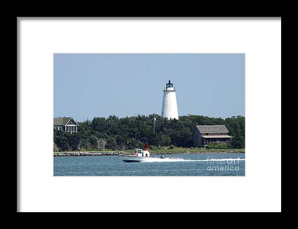 Ocracoke Framed Print featuring the photograph Ocracoke Light by Christiane Schulze Art And Photography