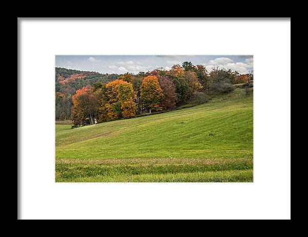Autumn Framed Print featuring the photograph October Hills by Phil Abrams