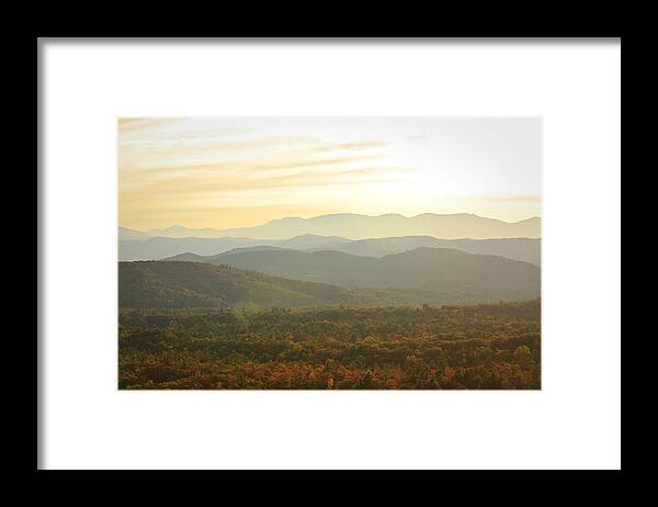 Fall Framed Print featuring the photograph October Mountains by Tammy Schneider