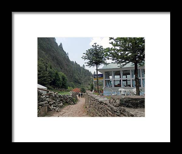 Scenery Framed Print featuring the photograph Off to School by Pema Hou