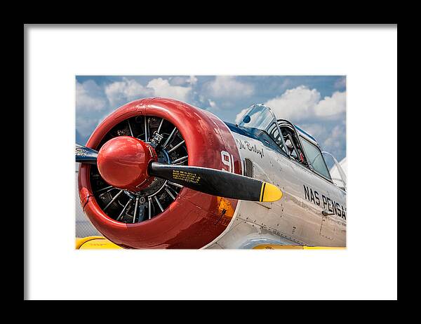 T6 Texan Framed Print featuring the photograph Oh Baby by Tim Stanley