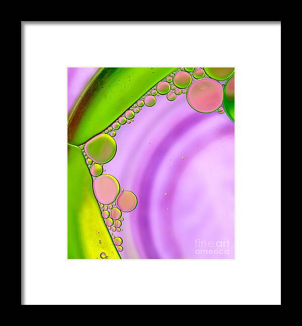 Oil Framed Print featuring the photograph Oil 18 by Rebecca Cozart