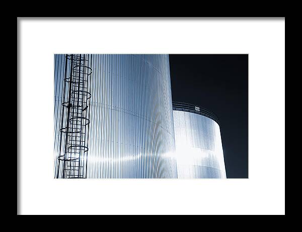 Fuel Framed Print featuring the photograph Oil And Gas Refinery by Christian Lagereek