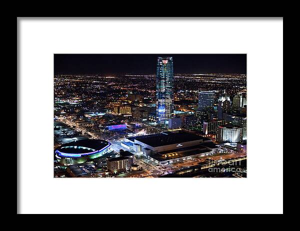 Oklahoma City Framed Print featuring the photograph Oks001-8 by Cooper Ross