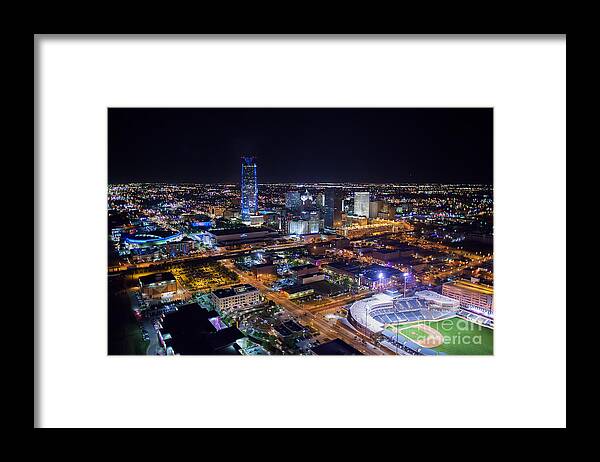Oklahoma City Framed Print featuring the photograph Oks00510 by Cooper Ross