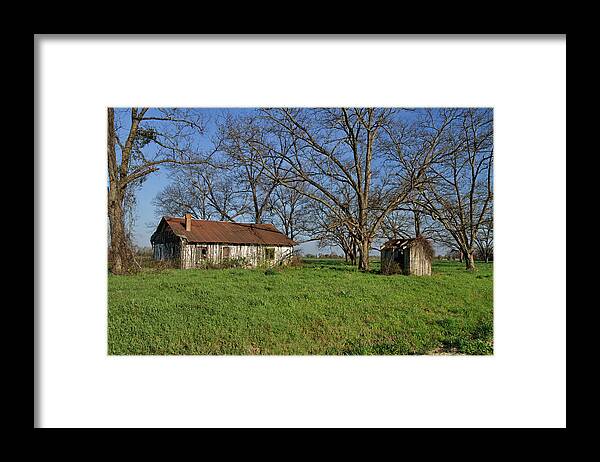 Barn Framed Print featuring the photograph Old and Forgotten by Kim Hojnacki