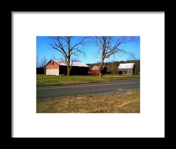 Old Framed Print featuring the photograph Old Barn by Chris W Photography AKA Christian Wilson