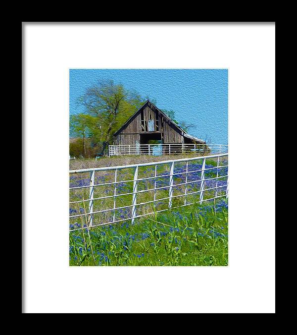 Framed Print featuring the photograph Old Barn - Another Spring by Robert J Sadler