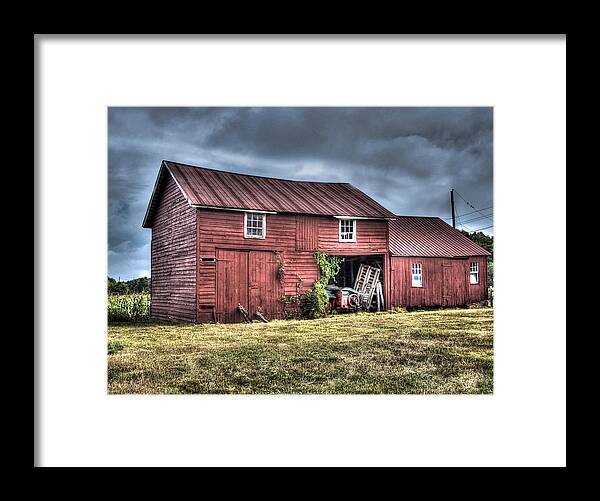 Old Barn - Gene Zonis Framed Print featuring the photograph Old Barn by Gene Zonis