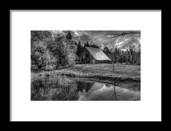 Barn Framed Print featuring the photograph Old Barn by Mike Ronnebeck