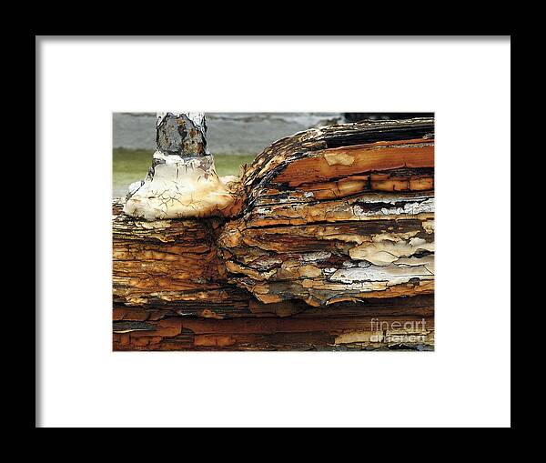 Old Boat Framed Print featuring the photograph Old Boat by Inge Riis McDonald