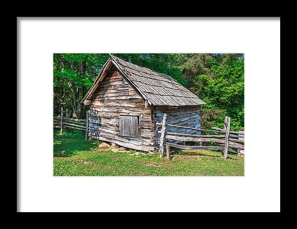 Cumberland Gap National Historical Park Framed Print featuring the photograph Old Chicken Coop by Mary Almond