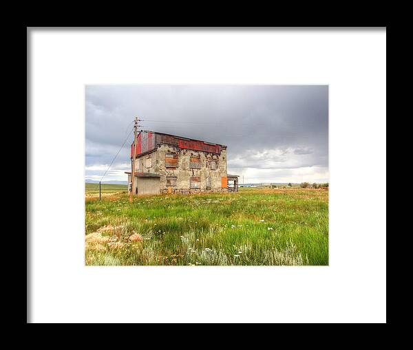 Cline Ranch Framed Print featuring the photograph Old Cline Ranch House II by Lanita Williams
