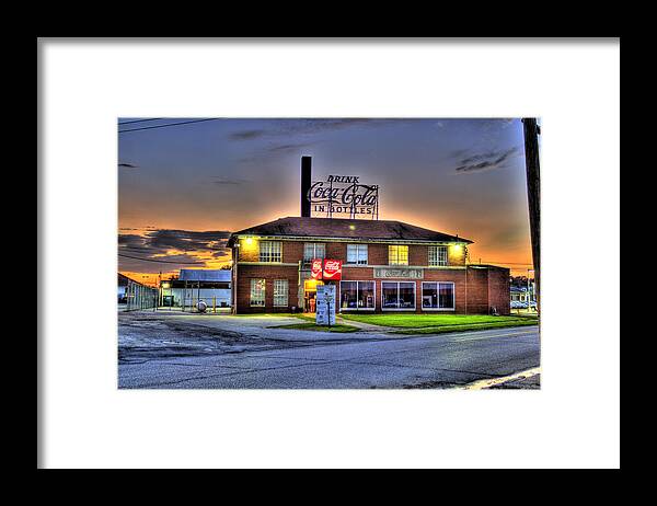 Parkersburg Framed Print featuring the photograph Old Coca Cola Bottling Plant by Jonny D