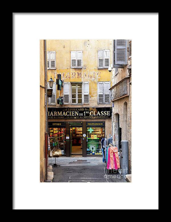 Provence Framed Print featuring the photograph Old Grasse by Juergen Klust