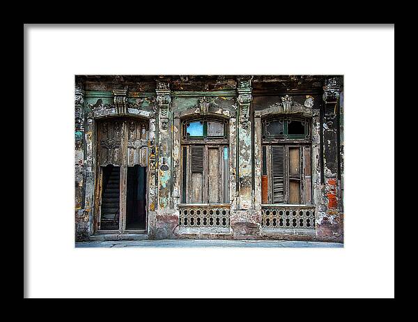  Cuba Framed Print featuring the photograph Old Havana House by Patrick Boening